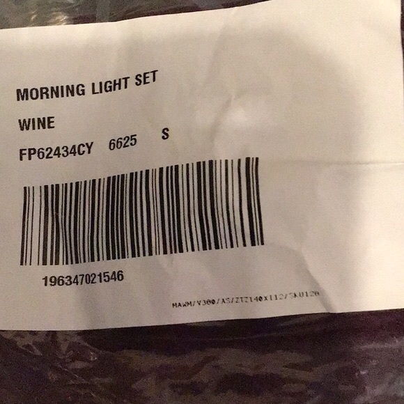 Free People | Morning Light Set Wine Various Sizes Available - Picture 8 of 12